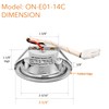 Awoco ON-E01-14C LED Light Bulbs Replacement for Range Hoods -