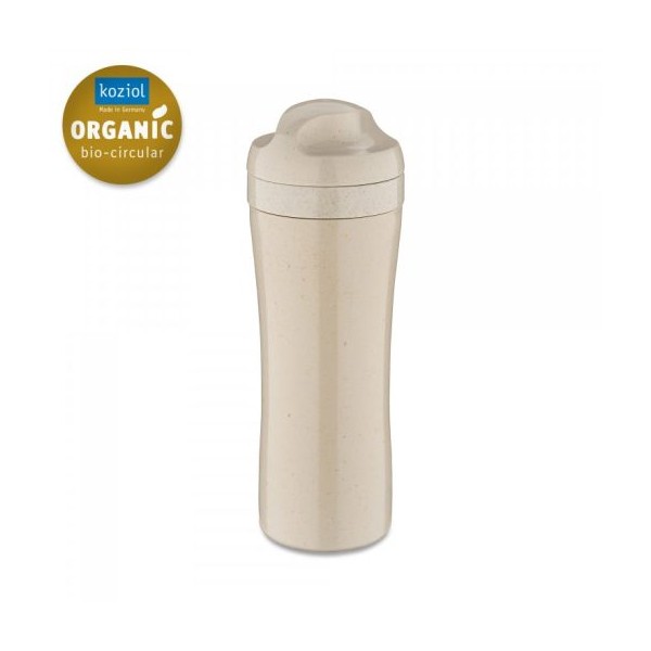 Koziol Oase Organic Water Bottle 425ml – Sand