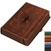 RETTACY Thick Lined Journal Notebook, A5 Hardcover Leather Journal With