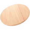 MERRYHAPY Round Wooden Stool Cover Replacement for Canteen Stool Wood