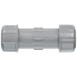 SANEI T940-20 Plumbing Components, PVC Pipe Union, Tightening Connection, For Temporary Repair and Burial Use, Length 5.0 inches (128 mm)