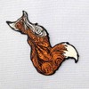 Pretty Fox Embroidered Iron on Sew on Patch