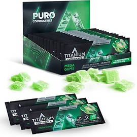 TITANIUM Gomitas Energéticas Masticables - Alternativa Geles Energeticos Para Corredores o Ciclistas - Pre Entreno sin Cafeína, Vegano - Con Glucosa  