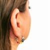 Arracada Cristal Austriaco - Color Rainbow or Pastel - Chapa