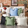 AmHoo Pack of 2 Throw Pillow Covers 100% Cotton Pre