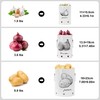 EQEY Kitchen Potato and Onion Storage Bin,Metal Vegetable Storage Bins