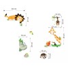 DaraBaby Vinil Decorativo Infantil Animales Salvajes De La Selva Sala