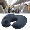 Neck Pillow U Shape Portable Press Inflatable Ice Silk Travel