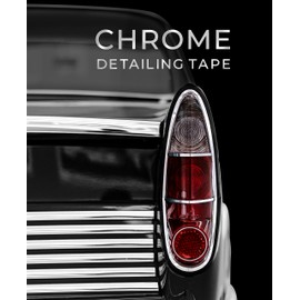 ORACAL 651 Gloss Silver Chrome Adhesive Vinyl Pinstripe Detailing Tape (4" x 30ft)