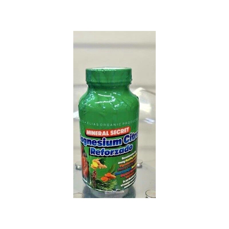 ELIAS PRODUCTS Magnesium Citrate Reforzado 60 Tabletas para dolor de