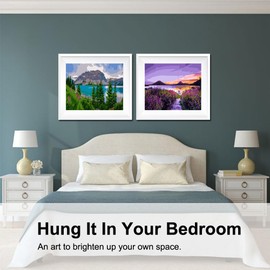 BAISITE Paint by Numbers Kit for Adults Beginners,12" Wx16 L 2 Pack Canvas for Painting Kits for Adults in Colorful Box-PBN271-272