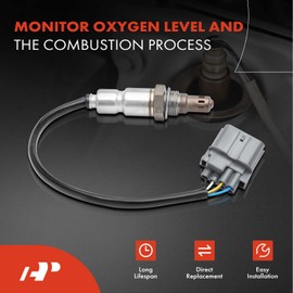 A-Premium Sonda Lambda compatible con Acura MDX 2003-2006, RL 2005-2008, TL 2004-2008 y Honda Accord 2003-2007, Odyssey 2005-2006, Pilot 2005-2008, Ridgeline 2006-2008 y Saturn Vue, aguas arriba