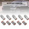 VIKKSAER 5 Kit DT04-4P DT04-4S 4 Pin Way Waterproof Connector,