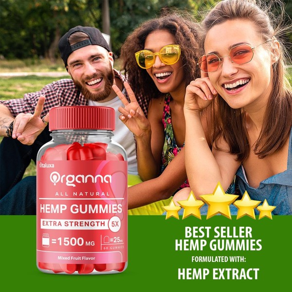 Vitaluxa (3 Pack) Organna Gummies, Organa Advanced Formula Supplement Extra