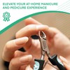 Cuticle Trimmer with Non-Slip Grip Handle Professional Stainless Steel Cuticle
