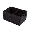 WerkaSi Trunk Organizer Car Basket Storage Tote Organizer Small Black