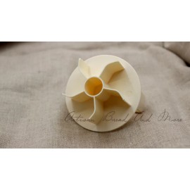 Schmidt Kaiser Roll Stamp 3" Dough Press Kaiser Roll Shaper German Bread Brotchen