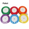 22 m x 6 Colour Maypole Ribbons Weatherproof, Silk Ribbons
