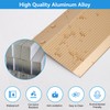 4 inch Wide Aluminum Floor Transition Strip Wood to Tile,