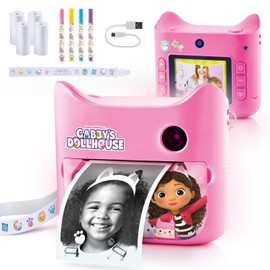 Canal Toys - Photo Creator - Gabby and the Magic House Instant Print Camera with 4 Rolls of Paper and 4 Felt Tip Pens without Ink - GAB 005