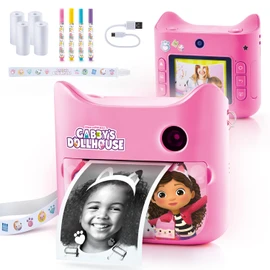 Canal Toys - Photo Creator - Gabby and the Magic House Instant Print Camera with 4 Rolls of Paper and 4 Felt Tip Pens without Ink - GAB 005