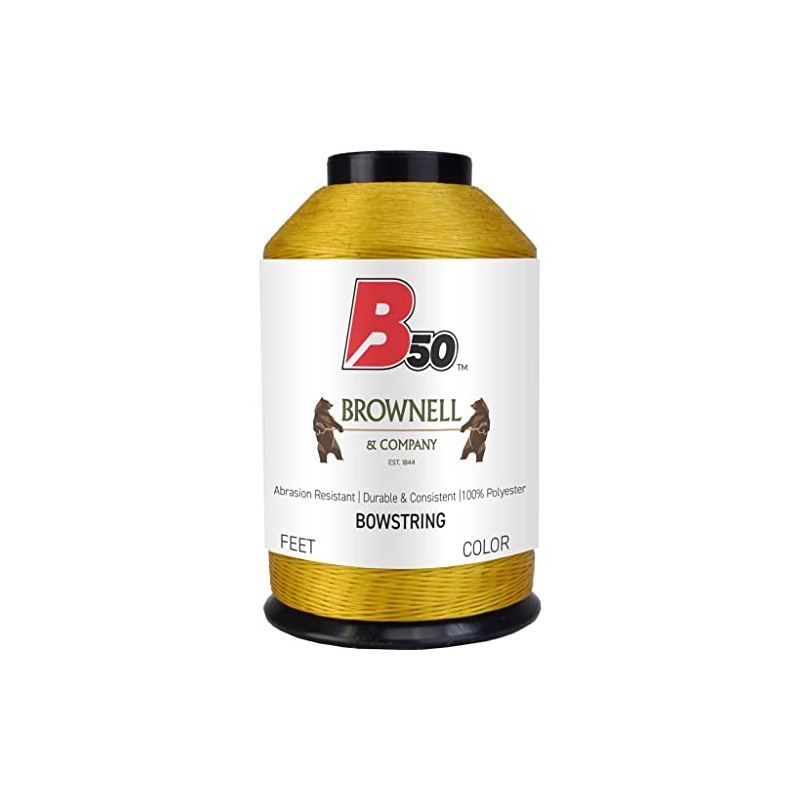 Brownell B50 Bowstring Material Bronze 1/4 lb.
