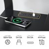 MAHANCRIS End Table with Charging Station, Side Table with USB