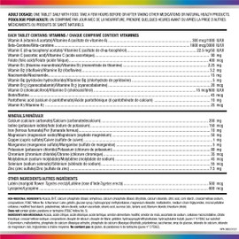 Centrum Adult Forte Essentials Mulitvitamins/Minerals Supplement for Men & Women, 250 Tablets (Packaging May Vary)