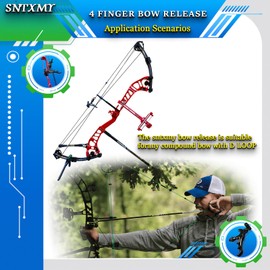 Bow Release for Compound Bow, Archery Release Trigger, Compound Bow Release, Thumb Release.