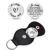 Likjad christian keychains for women,bible verse keychain,christian keychain pocket hug