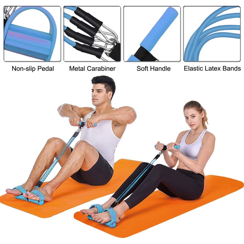 Foot Stirrup Puller, Sit Up Exercise Equipment Abdominal Abs Workout,