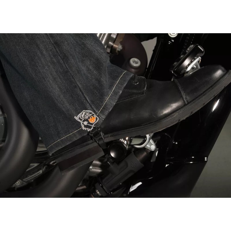 Biker Boot Straps 6" Grim Reaper Biker Boot Straps