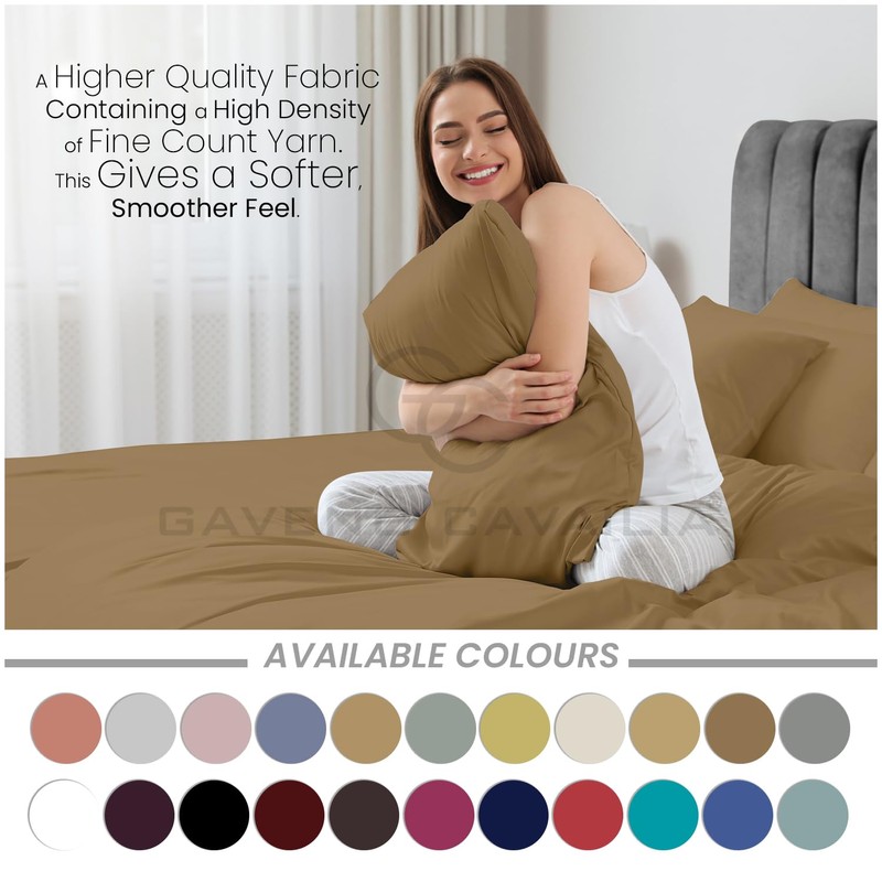 Extra Deep Fitted Sheet King Size - Non Iron &