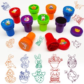 Easter stamps, pack of 10, Easter stamp, children's Easter stamp, Easter stamp set, for Easter gifts, Easter crafts, children's birthday party gift