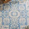 SAFAVIEH Beach House Collection 2'2" x 10' Blue/Cream BHS138M Oriental