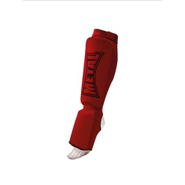 METAL BOXE MB153 Shin/Foot Guards red red Size:M