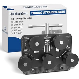 Tubing Straightener, Brake Line Straightener, Tube Straightener for 3/16" - 1.0" Diameters, Fuel Line, Soft Aluminum, and Copper Tubing