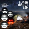 Foxelli Headlamp Flashlight - Super Bright, Lightweight Head Lamp, Comfortable
