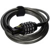 ONGUARD 8062 Terrier 6mm x 7' Combination Lock Black