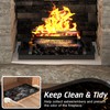Daisypower Fireplace Tray with Handles, Expandable/Adjustable Ash Pan Ember Holder,
