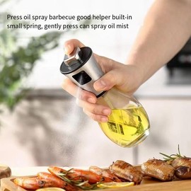 Premium 100 ml Oil Sprayer Bottle.I deal for olive oil, vinegar, and other liquids, featuring a fine mist spray for even distribution.it's a must-have for BBQ, salad, and kitchen use