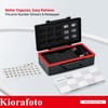 Kiorafoto 58 Slots TF Micro SD MSD Memory Card Case