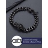 Bandmax Infinity Love Knot Bracelets Gift Black Chic Cuban Link