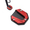 FineGood Motorcycle Alloy Stand Plate Side Stand Plate Universal Extension