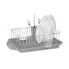 Farberware 3-Piece Large Capacity Dish Drying Rack Set with Drainboard