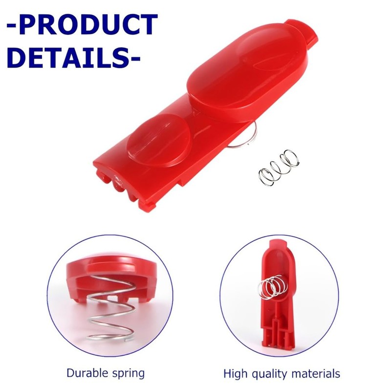 2 Pack Cleaner Head Clip Latch Tab Button Replacement with