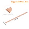 sourcing map Copper Flat Bar, 1/16" Thickness x 3/8" Width