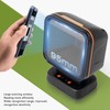 Desktop Barcode Scanner High Scanning Speed Large Window 1D 2D