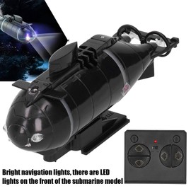 ZAWELIYO Submarino Control Remoto, RC Submarine, Juguete Modelo Submarino de Control Remoto de 6 Canales 2.4G para Niños, de Simulación con de Protección, Inteligencia de Ejercicio