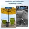 TENTONUP Canopy Water Weight Bags, 220 LBS Heavy Duty Canopy
